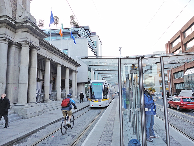 Como funciona o metrô em Dublin