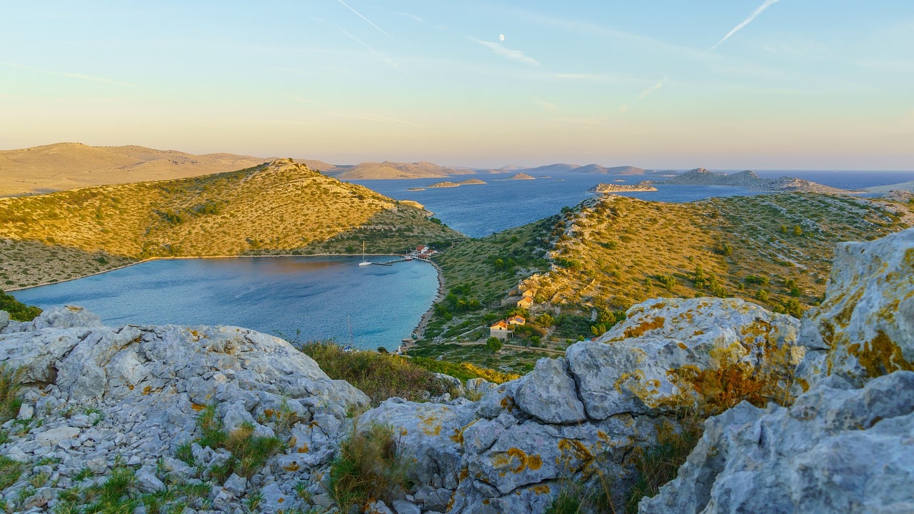 Ilhas Kornati na croácia