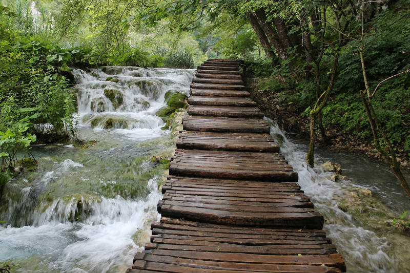 Lagos Plitvice na Croácia