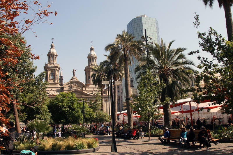 Temperatura em Santiago do Chile