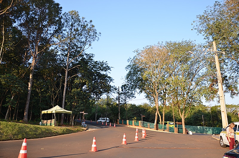 Tem estacionamento no Marco das Três Fronteiras