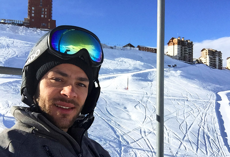 Cobertura para esporte de neve e inverno