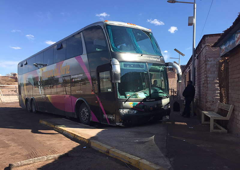 Como ir de ônibus de Santiago para o Deserto do Atacama