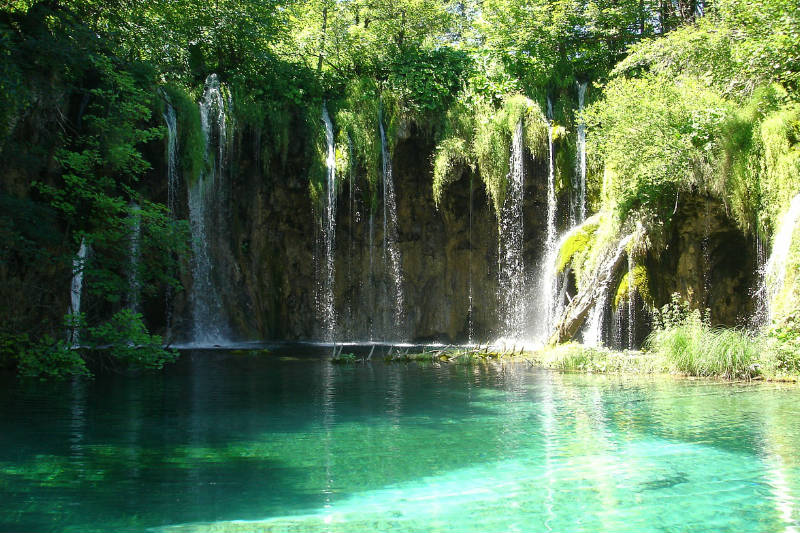 Cachoeira no Parque Plitvice