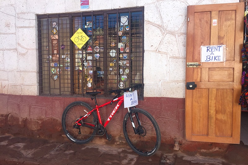 Alugar bicicleta em San Pedro de Atacama