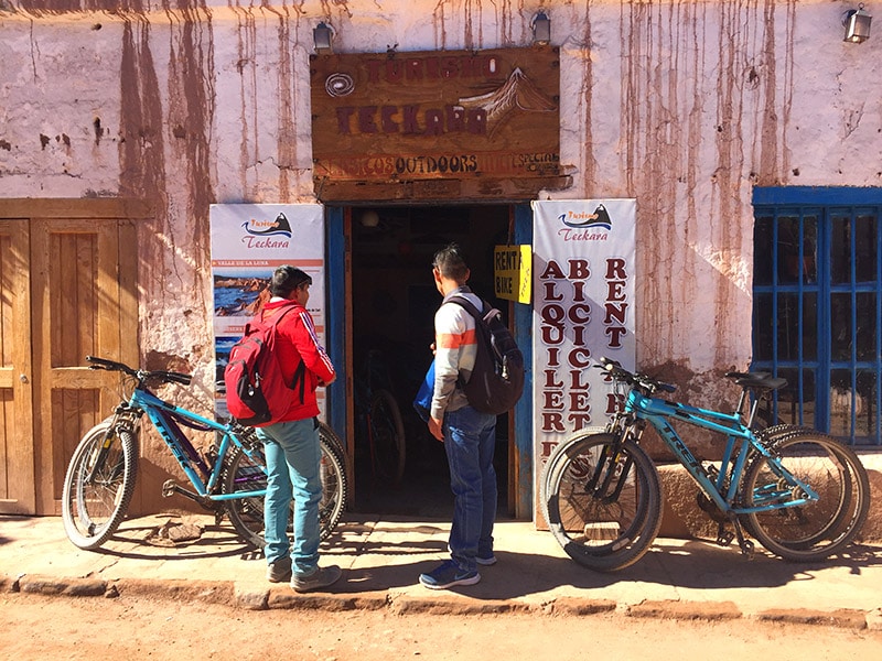 Tour de bicicleta no Atacama