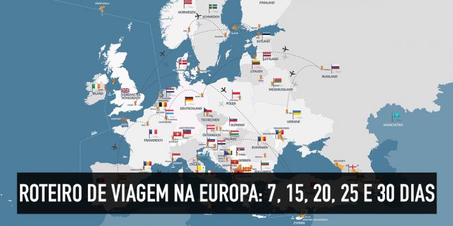 Roteiro europa 30 dias adelgazar