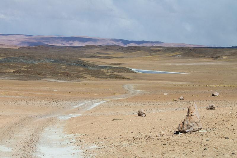 Estrada para o Salar de Tara