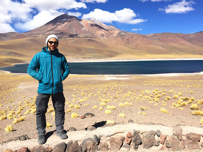 Laguna Miñiques, no Atacama