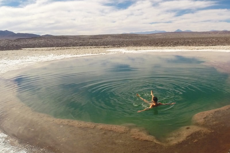 Lagunas Escondidas ou Laguna Cejar?