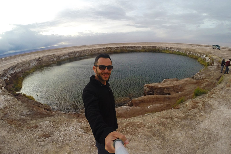 Ojos del Salar, no Deserto do Atacama