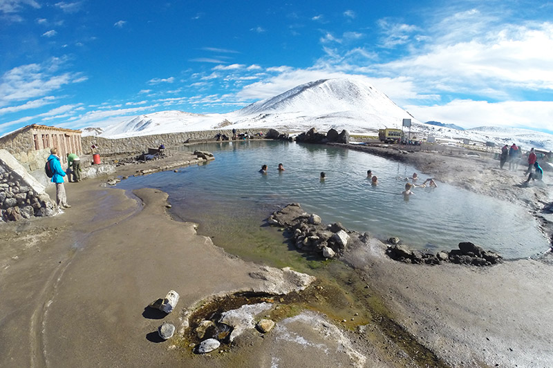 Temperatura nos Geysers el Tatio