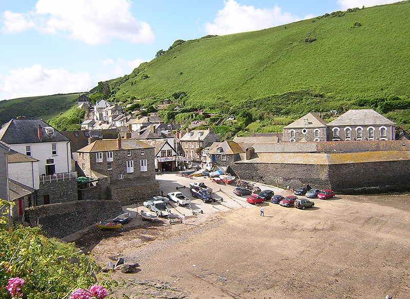 Port Isaac, praia na Inglaterra