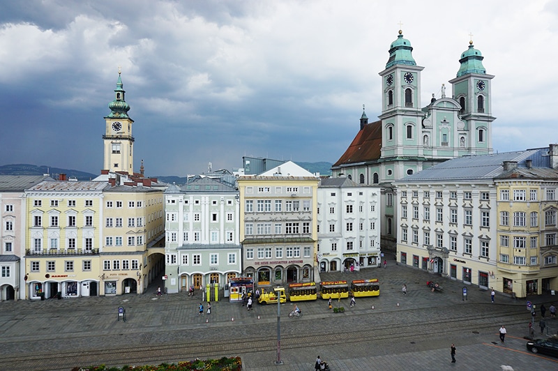 Como chegar em Linz de Viena