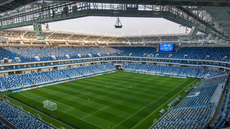 Estádio com menor capacidade da Rússia
