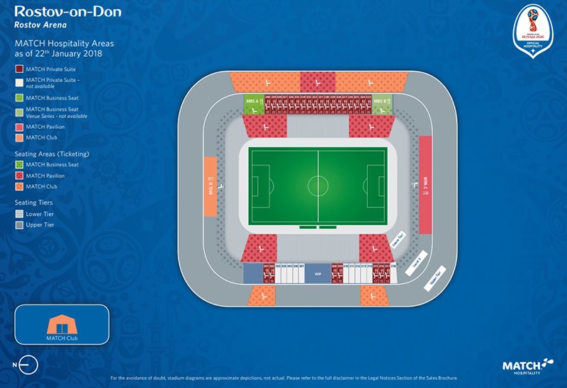 Localização do Rostov Arena