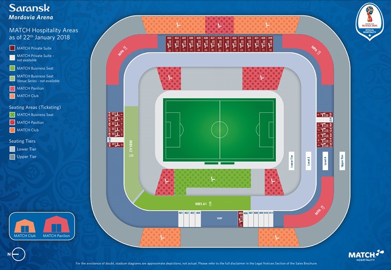 Localização do estádio Mardobia