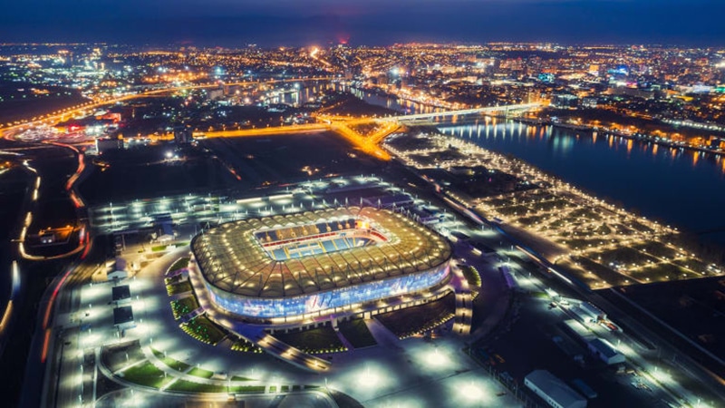Estádio do primeiro jogo da seleção brasileira na Copa 2018