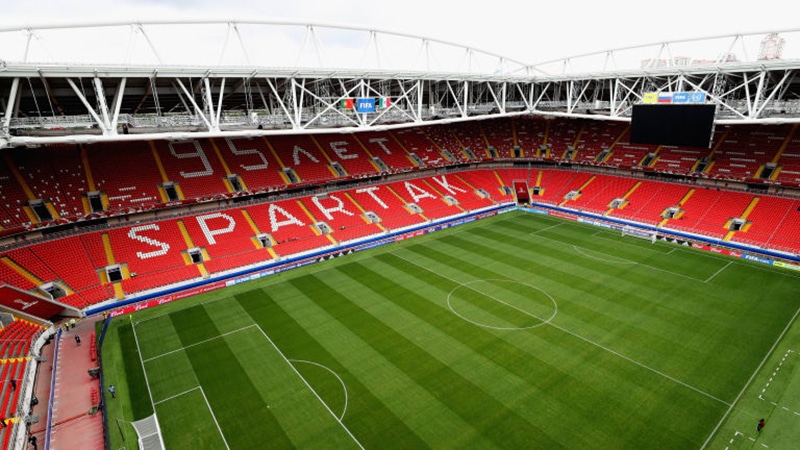 Estádios localizados na capital Moscou