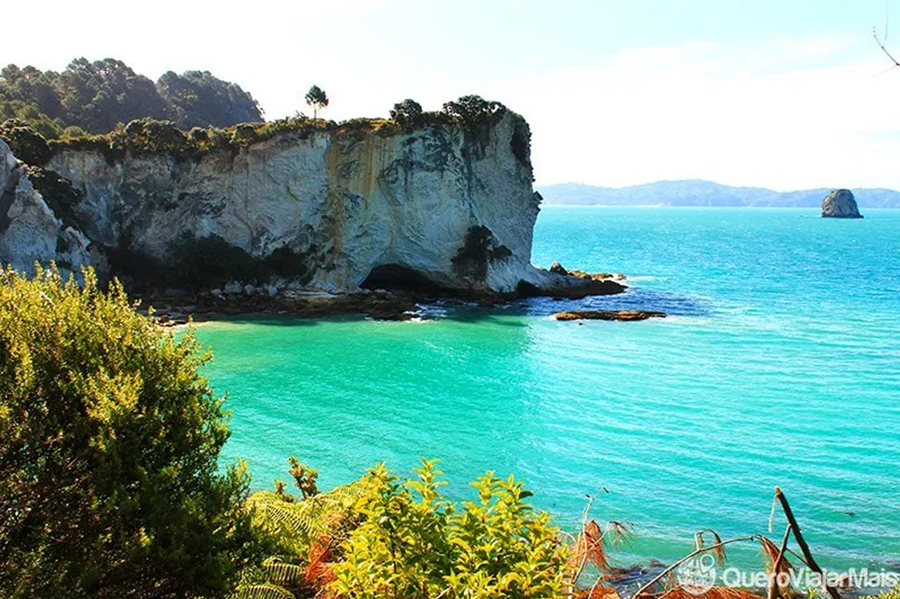 Lugares mais bonitos do planeta Praia mais bonita da Nova Zelândia