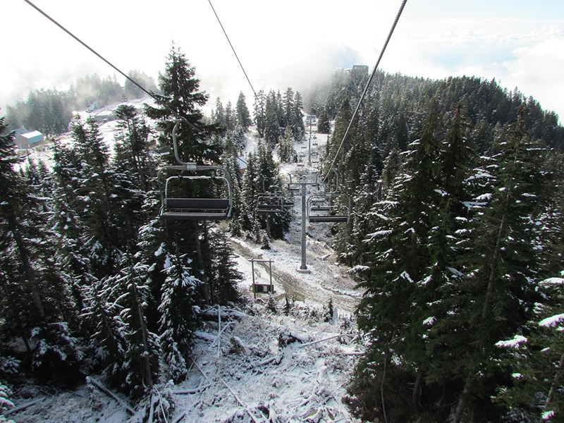 Lugar para esquiar em Vancouver Onde ver neve em Vancouver