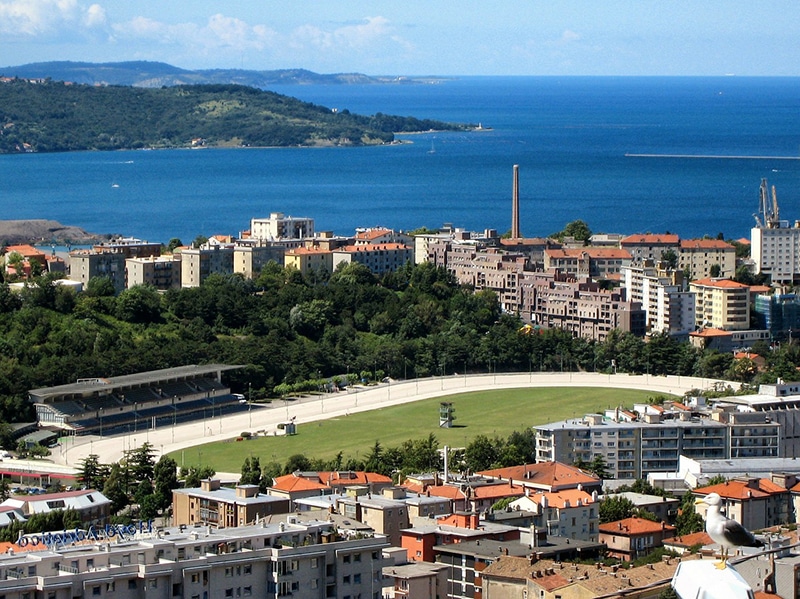 Litoral da Itália Mar Adriático na Itália
