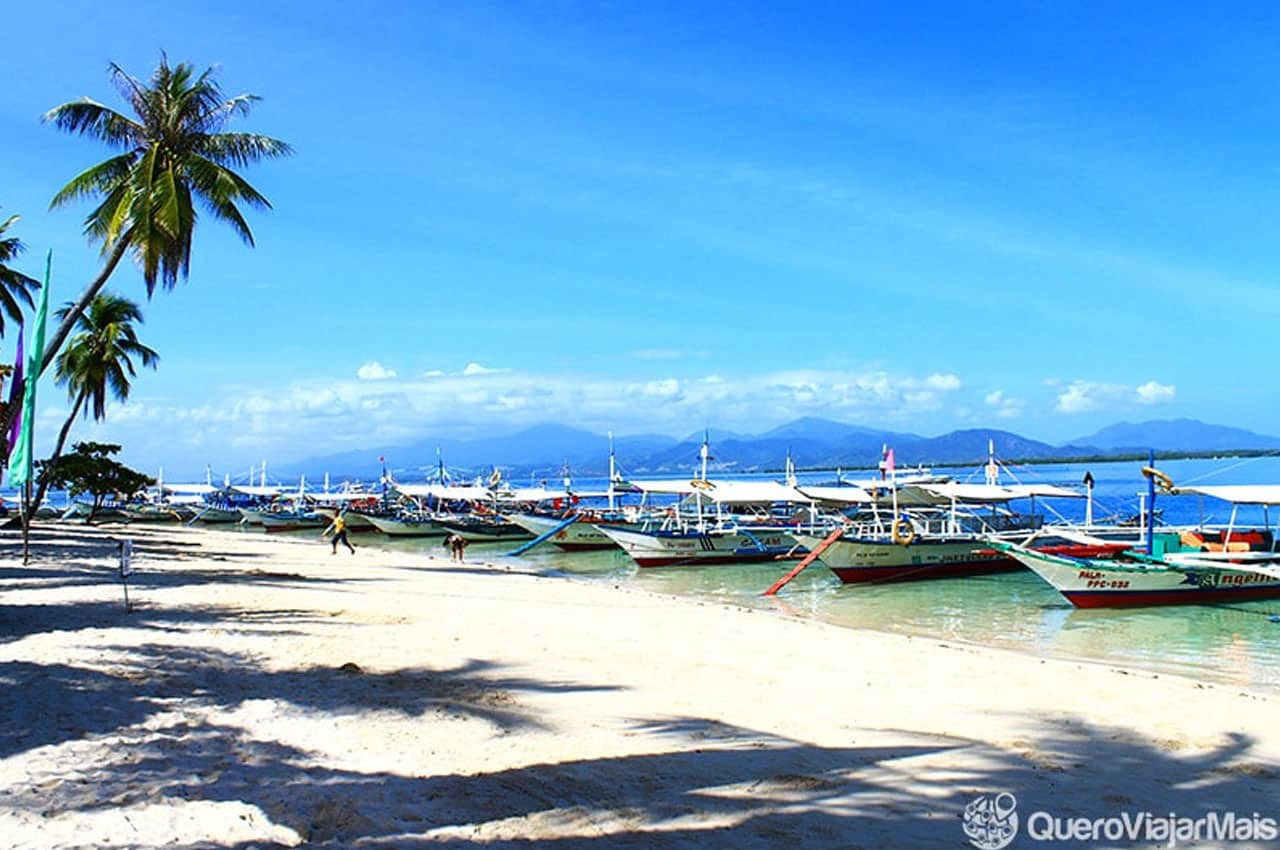 Passeio pelas ilhas em Honda Bay, Palawan