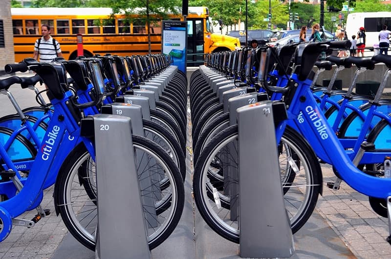 Roteiro em Nova York de bike