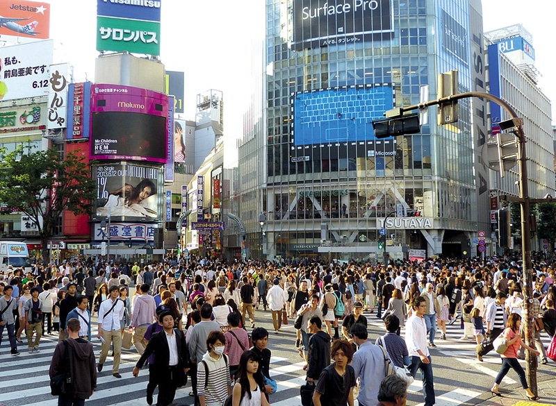 Andar de ônibus em Tokyo