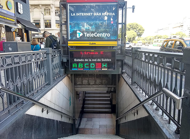 Andar de metrô em Buenos Aires Metrô em Buenos Aires é perigoso?