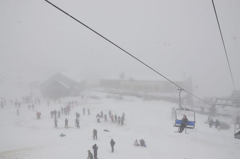 Vista da montanha de Bariloche