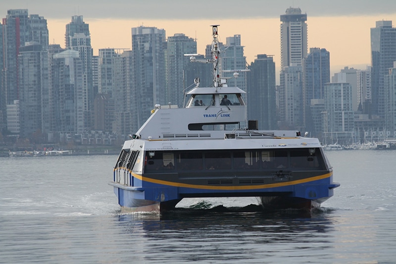 Andar de balsa em Vancouver