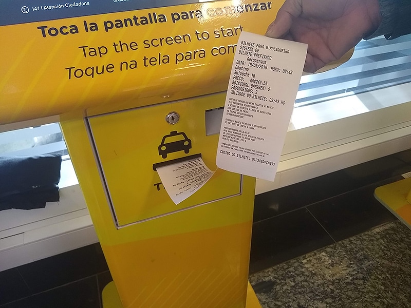 Táxi do aeroparque para o centro de Buenos Aires Corrida de táxi para o centro de Buenos Aires