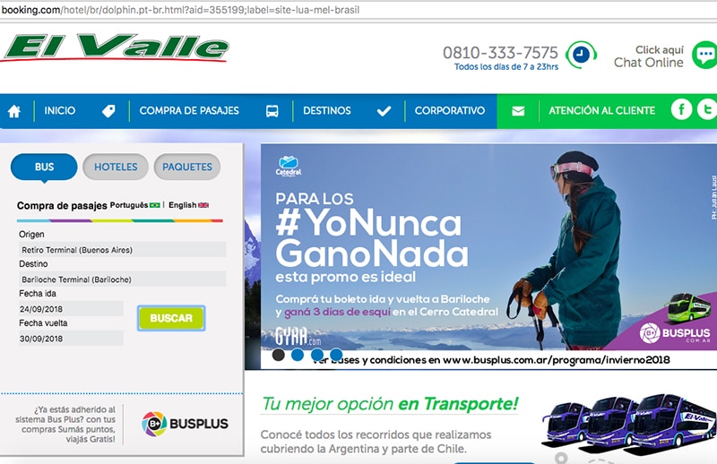 Pacote para Bariloche 