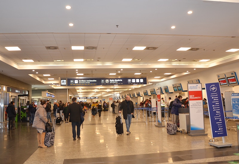 Distância do Aeroparque para o centro de Buenos Aires