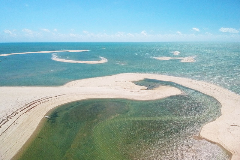 Praia de Macapá, no Piauí