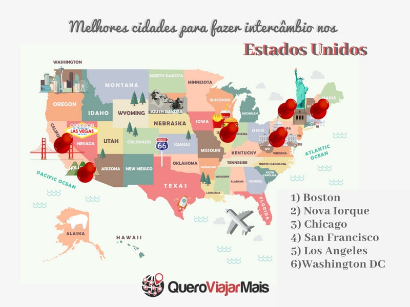 Intercâmbio EUA cidades pequenas