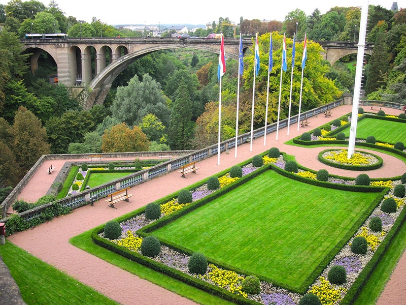 Paisagens lindas em Luxemburgo