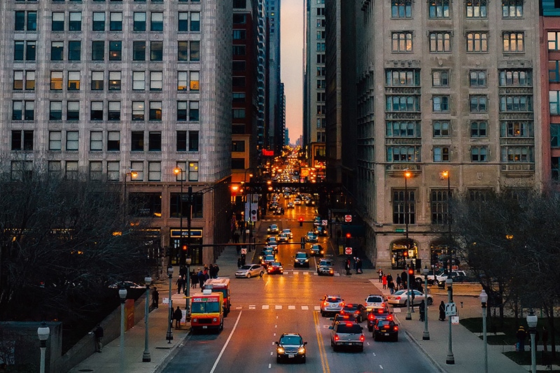 Vida noturna em Chicago