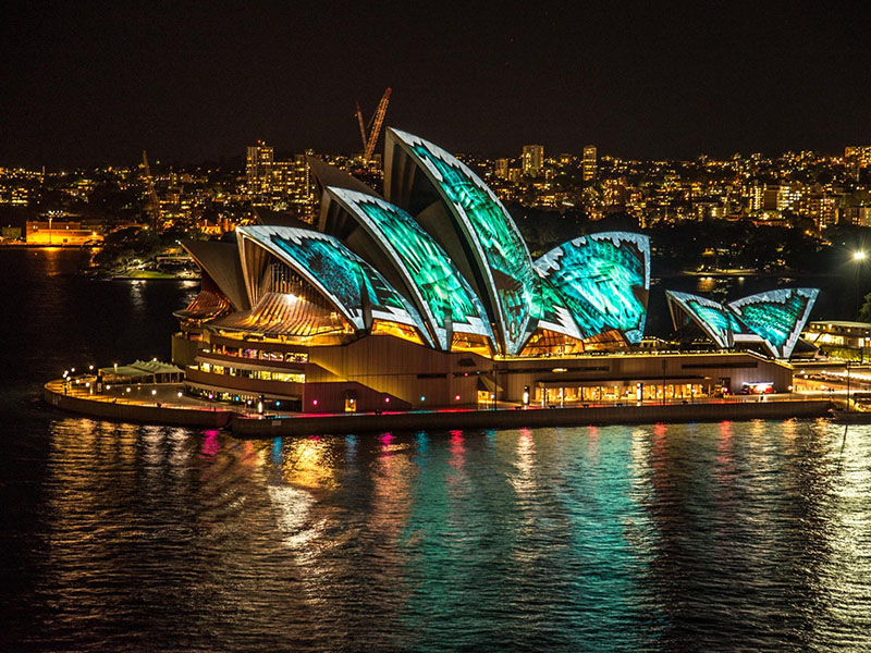 Mapa turístico Austrália