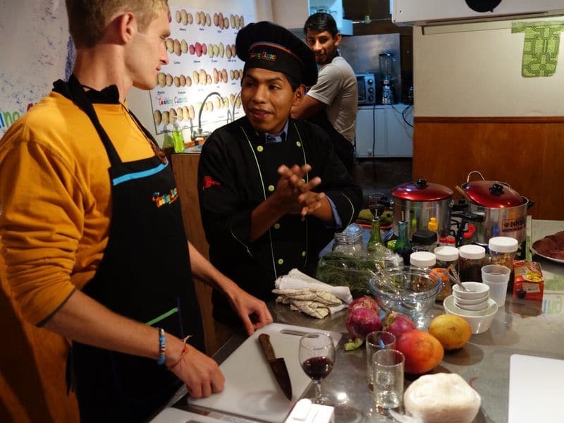 Passeio para aprender a cozinhar comida peruana