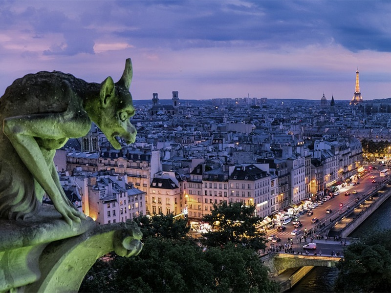 Lugares lindos em Paris Paris vista de cima