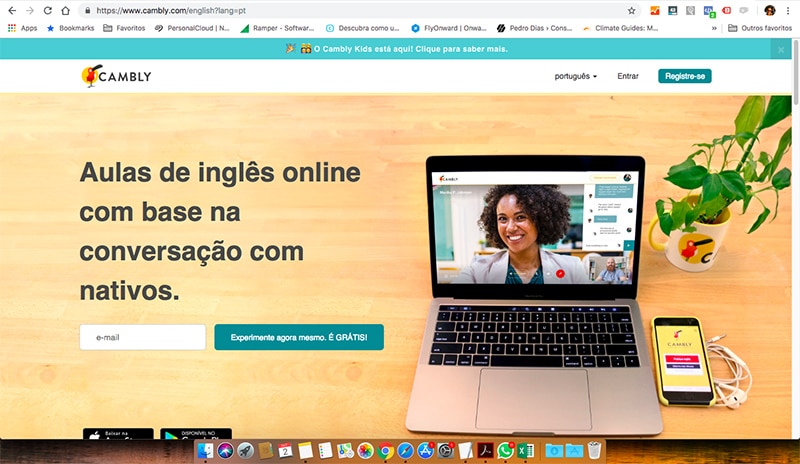 Como aprender em inglês online com a Cambly?