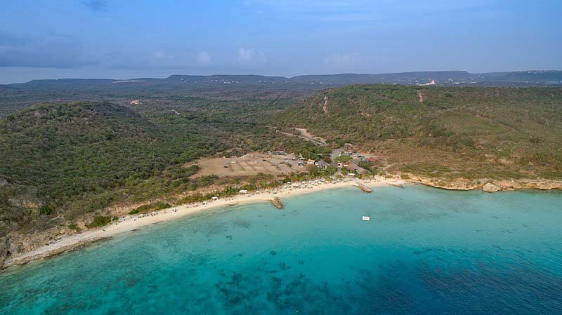 Praias escondidas em Curaçao