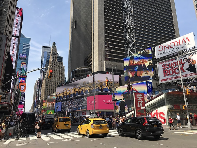 Times Square restaurantes