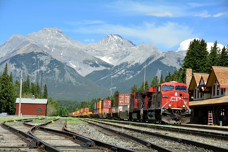 Preços da passagem de trem para Banff