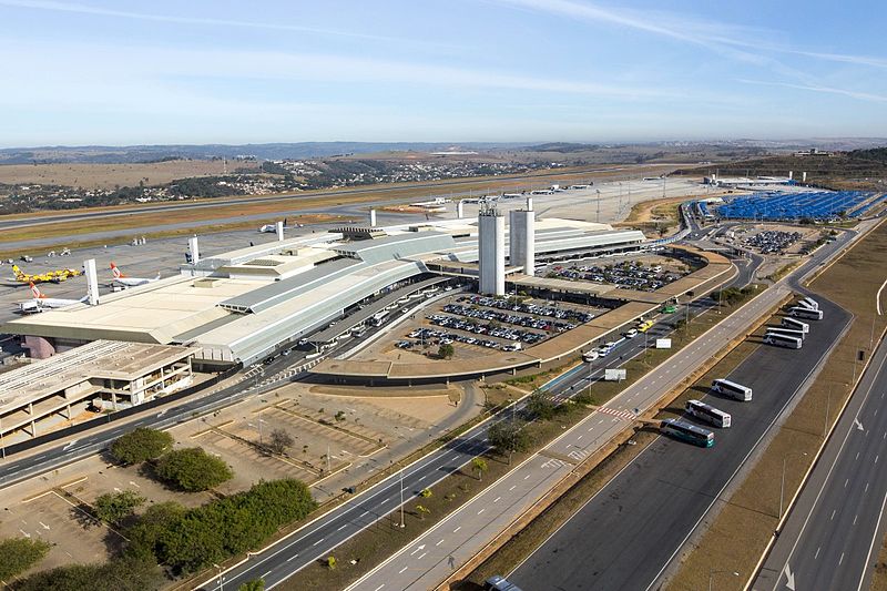 aeroportos de Belo Horizonte distancia para o centro