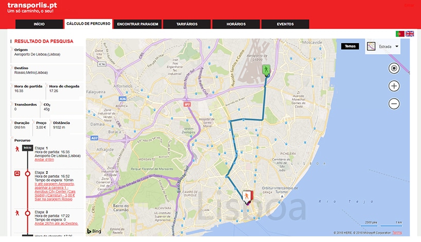 Como ir para o aeroporto de Lisboa de ônibus