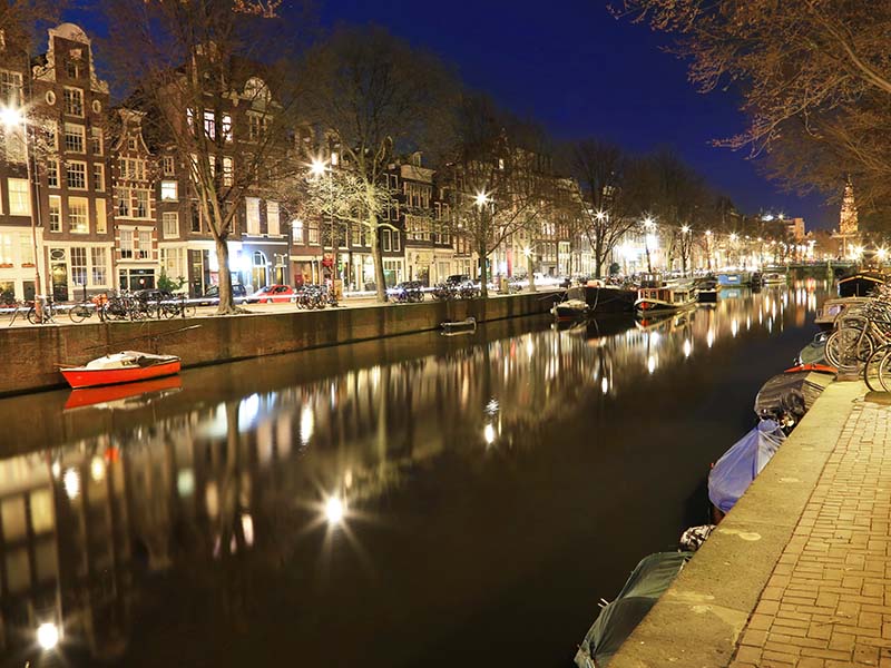 Vida noturna em Amsterdam