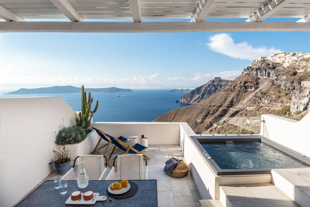 Hotel de luxo em Santorini